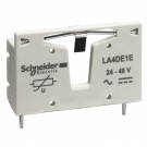 LA4DE1E - módulo supressor - TeSys D – varistor - 24...48 V CA/CC - Schneider Electric - 0