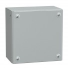 NSYSBM202012 - Caja industrial metálica puerta lisa Al200xAn200xP120 IP66 IK10 RAL 7035 - Schneider Electric - 0