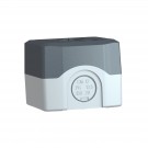 XALD01 - Harmony XALD, XALK - Caja vacía, plástico, tapa gris oscura, para pulsador ø 22, 1 orificio - Schneider Electric - 3