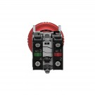 XB4BS8445 - Apagado de parada de emergencia, Harmony XB4, metal, seta roja, 40 mm, 22 mm, enganche del gatillo para liberar, 1NO+1NC - Schneider Electric - 5