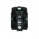 XB5AVB3 - luz piloto, Harmony XB5, plástico gris, verde, 22 mm, LED universal, lente lisa, 24 V CA CC - Schneider Electric - 5