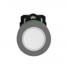 XB5FVB1C0 - Luz piloto, Harmony XB5, bisel gris, blanco, LED universal, lente lisa, terminales de abrazadera de tornillo, 24 V - Schneider Electric - 2