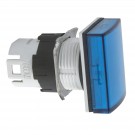 ZB6DV6 - Cabezal para luz piloto, Harmony XB6, rectangular azul 16 LED integral - Schneider Electric - 0